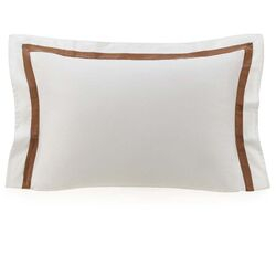 Fronha 50x70cm 300 Fios Vercelli Avulsa Branca/Vecchio