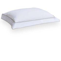 Fronha 50x70cm 400 Fios Duo Filetti Branca/Kaki Camelo