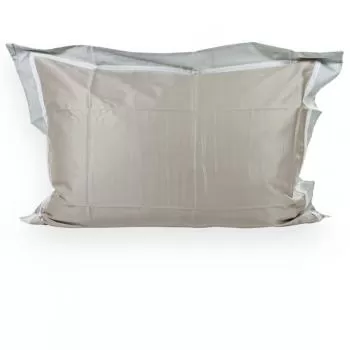 imagem de Fronha 50x70cm 600 Fios Fitada Catran Avulsa - Muguet Home