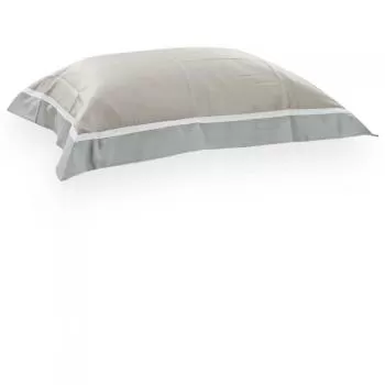 imagem de Fronha 50x70cm 600 Fios Fitada Catran Avulsa - Muguet Home