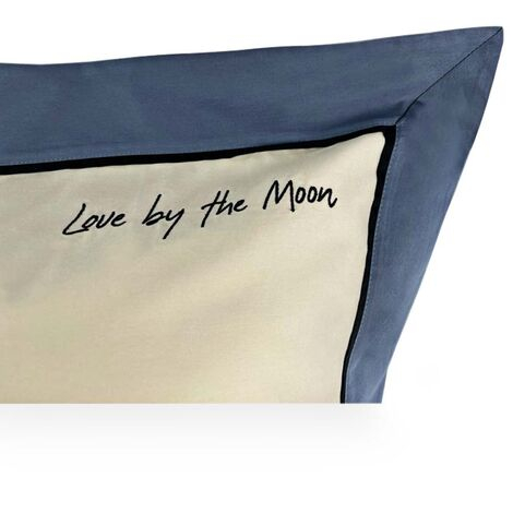 imagem do produto Fronha 50x70cm 600 Fios Love By The Moon Avulsa - Muguet Home