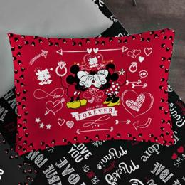 Fronha 50x70cm Malha Disney Jadore Avulsa Vermelho