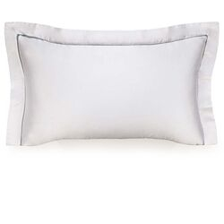 Fronha 50x90cm 600 Fios Miele Branca/Platino