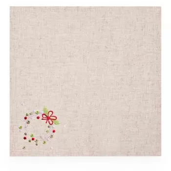 imagem de Guardanapo Avulso Quadrado 40x40cm Guirlanda 1906N - Rafimex