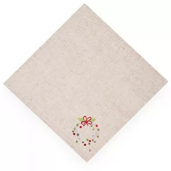 imagem de Guardanapo Avulso Quadrado 40x40cm Guirlanda 1906N - Rafimex