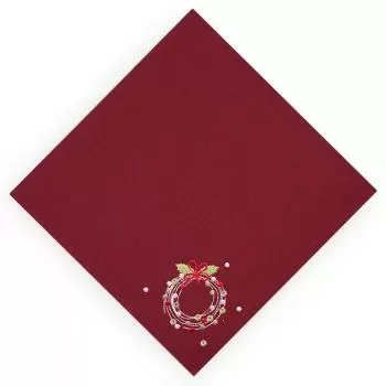 imagem de Guardanapo Avulso Quadrado 45x45cm 1916N Guirlanda - Rafimex