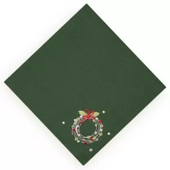 imagem de Guardanapo Avulso Quadrado 45x45cm 1916N Guirlanda - Rafimex