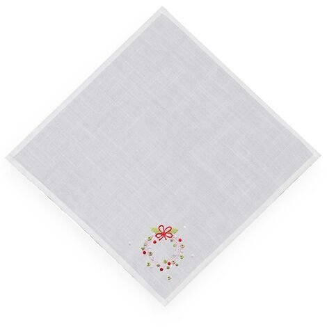 imagem do produto Guardanapo Avulso Quadrado 45x45cm Guirlanda 1906N - Rafimex