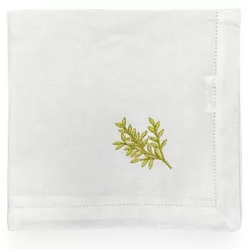 imagem de Guardanapo Avulso Quadrado 50x50cm 5622 Folhas - Mannes