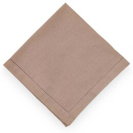 Guardanapo Avulso Quadrado 50x50cm  Ajour 521 Bege
