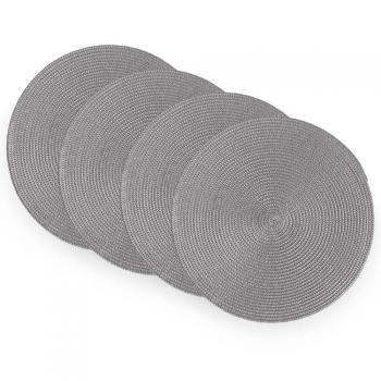 imagem de Jogo Americano Redondo 38cm LG2003 4 peas - Rafimex