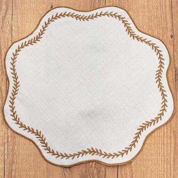 imagem de Jogo Americano Redondo Alecrim 8 peas - Catran