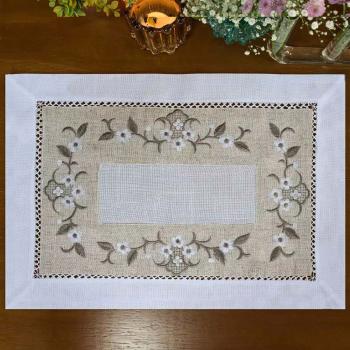 imagem de Jogo Americano Retangular gata 2 peas - Catran