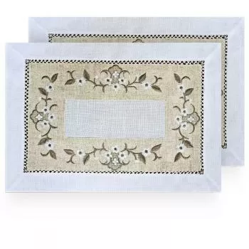 imagem de Jogo Americano Retangular Ágata 2 peças - Catran