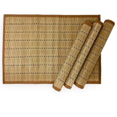 imagem do produto Jogo Americano Retangular Bamboo Acre 4 peas - Niazitex