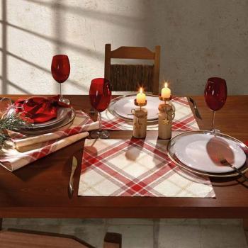 imagem de Jogo Americano Retangular Celebra Natal 99 2 peas - Dohler