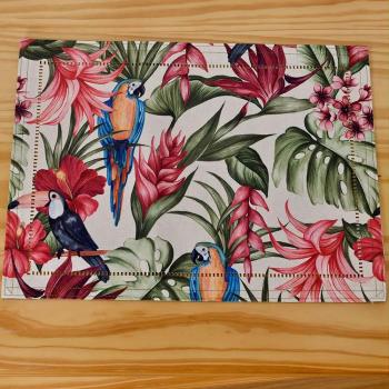 imagem de Jogo Americano Retangular Glamour Naturelle 2 peas - Catran