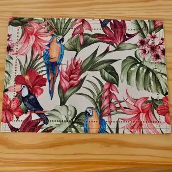 imagem de Jogo Americano Retangular Glamour Naturelle 2 peças - Catran