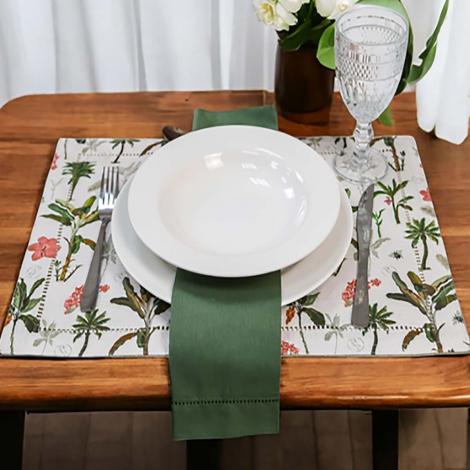 imagem do produto Jogo Americano Retangular Glamour Palms 2 pe�as - Catran