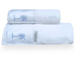Jogo de Banho Gigante Arvoredo 2 peças Branco/Azul