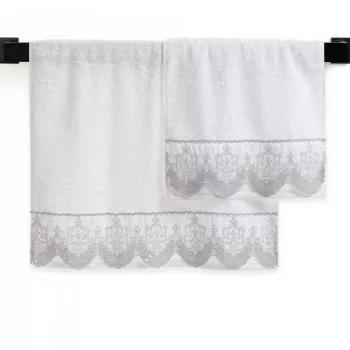 imagem de Jogo de Banho Gigante Ricami 5 peças - Trussardi