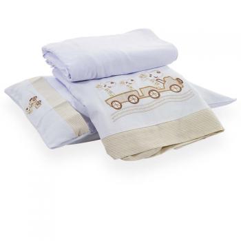 imagem de Jogo de Ber�o Bordado Girafa - Catran