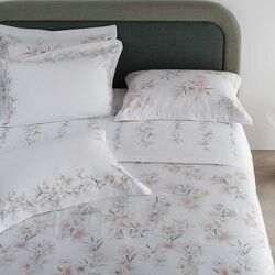 Jogo de Cama Casal 180 Fios Orquidário Estampado
