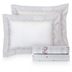 Jogo de Cama Casal 200 Fios Amelie Estampado Claro