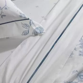 imagem de Jogo de Cama Casal 200 Fios Dora 5 peças - Karsten