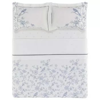 imagem de Jogo de Cama Casal 200 Fios Dora 5 peças - Karsten