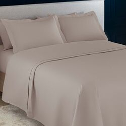 Jogo de Cama Casal 200 Fios Essencial Kaki