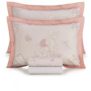 imagem de Jogo de Cama Casal 200 Fios Jolie - Karsten