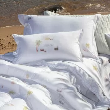 imagem de Jogo de Cama Casal 200 Fios Mergulho no Mar - Naturalle Fashion