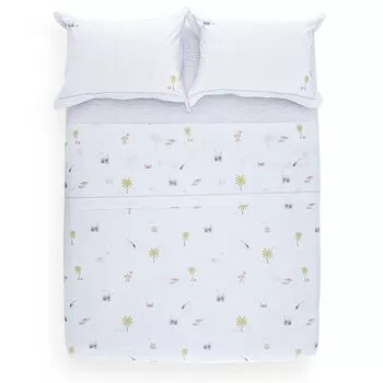 imagem de Jogo de Cama Casal 200 Fios Mergulho no Mar - Naturalle Fashion