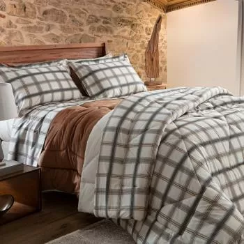 imagem de Jogo de Cama Casal 200 Fios Pampas - Naturalle Fashion