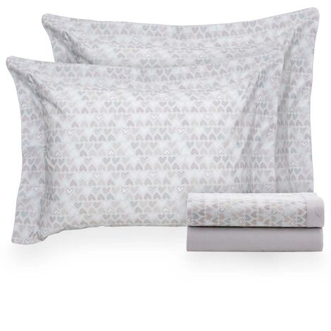 imagem do produto Jogo de Cama Casal 200 Fios Vintage Coraes - Kacyumara