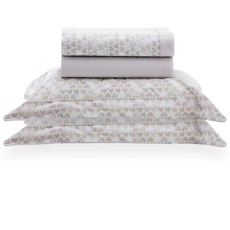 imagem do produto Jogo de Cama Casal 200 Fios Vintage Coraes - Kacyumara