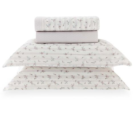imagem do produto Jogo de Cama Casal 200 Fios Vintage Louise - Kacyumara