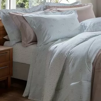 imagem de Jogo de Cama Casal 200 Fios Vintage Pivone - Kacyumara