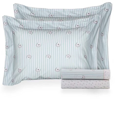 imagem do produto Jogo de Cama Casal 200 Fios Vintage Pivone - Kacyumara