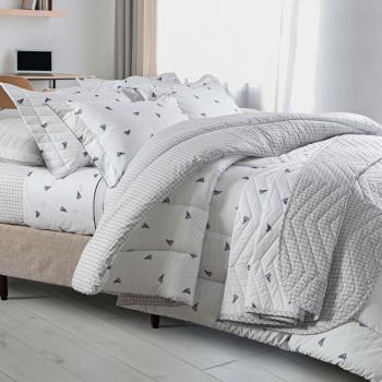 imagem de Jogo de Cama Casal 200 Fios Vintage Tenis - Kacyumara