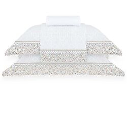 Jogo de Cama Casal 250 Fios Eleonora Estampado