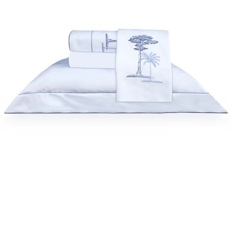 imagem do produto Jogo de Cama Casal 300 Fios Arvoredo Bordado - Marken Fassi