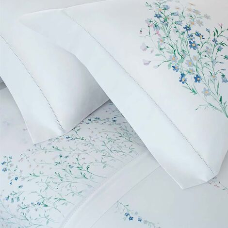 imagem do produto Jogo de Cama Casal 300 Fios Blue Daisy - Buddemeyer