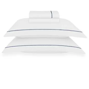 imagem de Jogo de Cama Casal 300 Fios Bordado Modena - Niazitex
