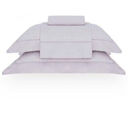 Jogo de Cama Casal 300 Fios Damask Square Bege Palha/002