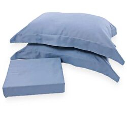 Jogo de Cama Casal 300 Fios Essencial Azul