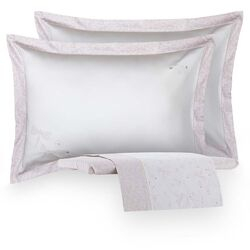 Jogo de Cama Casal 300 Fios Fly Rosé/Off White