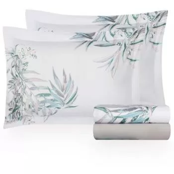 imagem de Jogo de Cama Casal 300 Fios Mata Atlântica - Naturalle Fashion