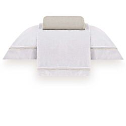 Jogo de Cama Casal 300 Fios Otto Estampado/Bege